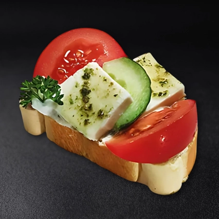 Mozzarella-Basilikum